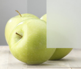 Gezandstraald glas met blanke rand